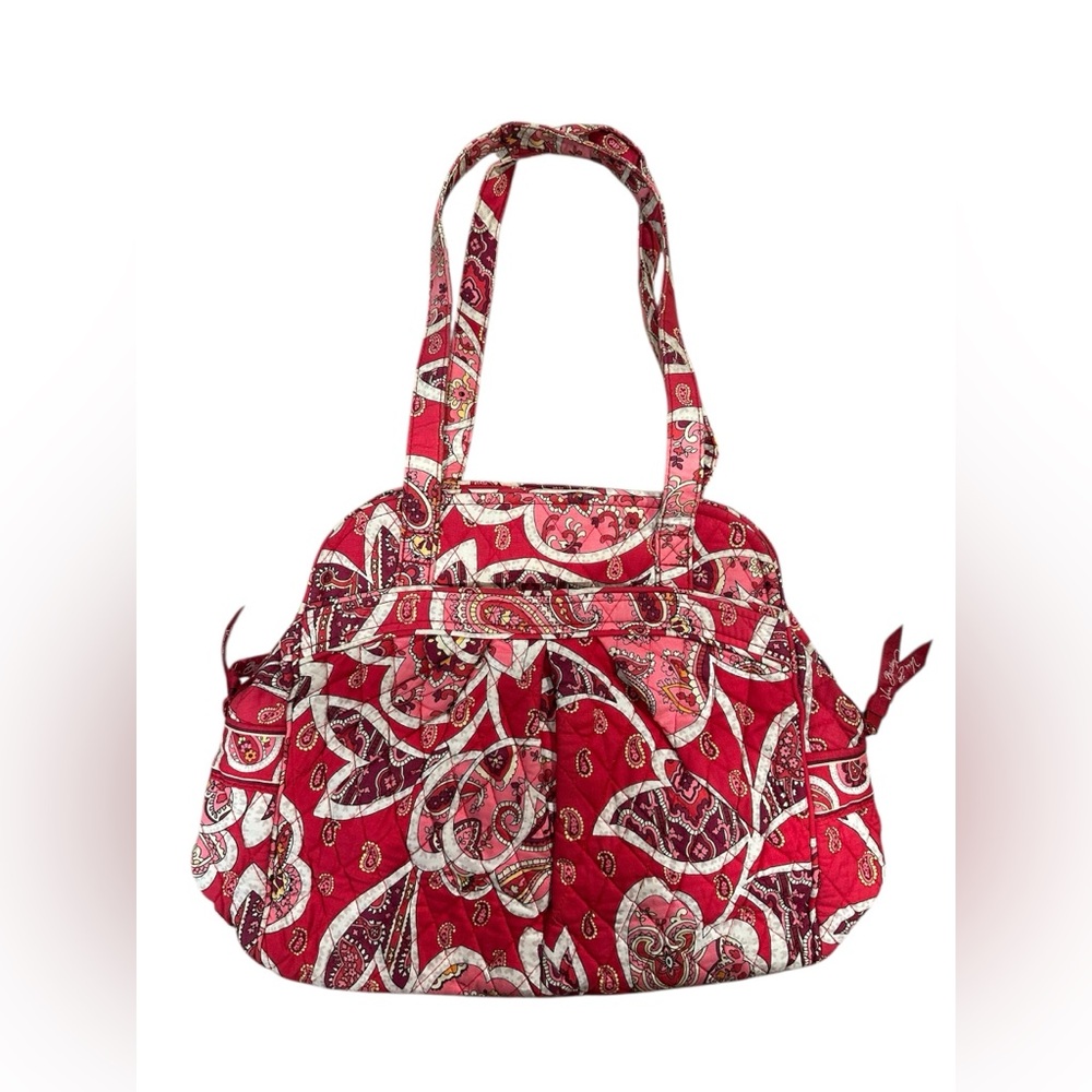 Vera Bradley Retired Rosy Posie Shoulder Bag